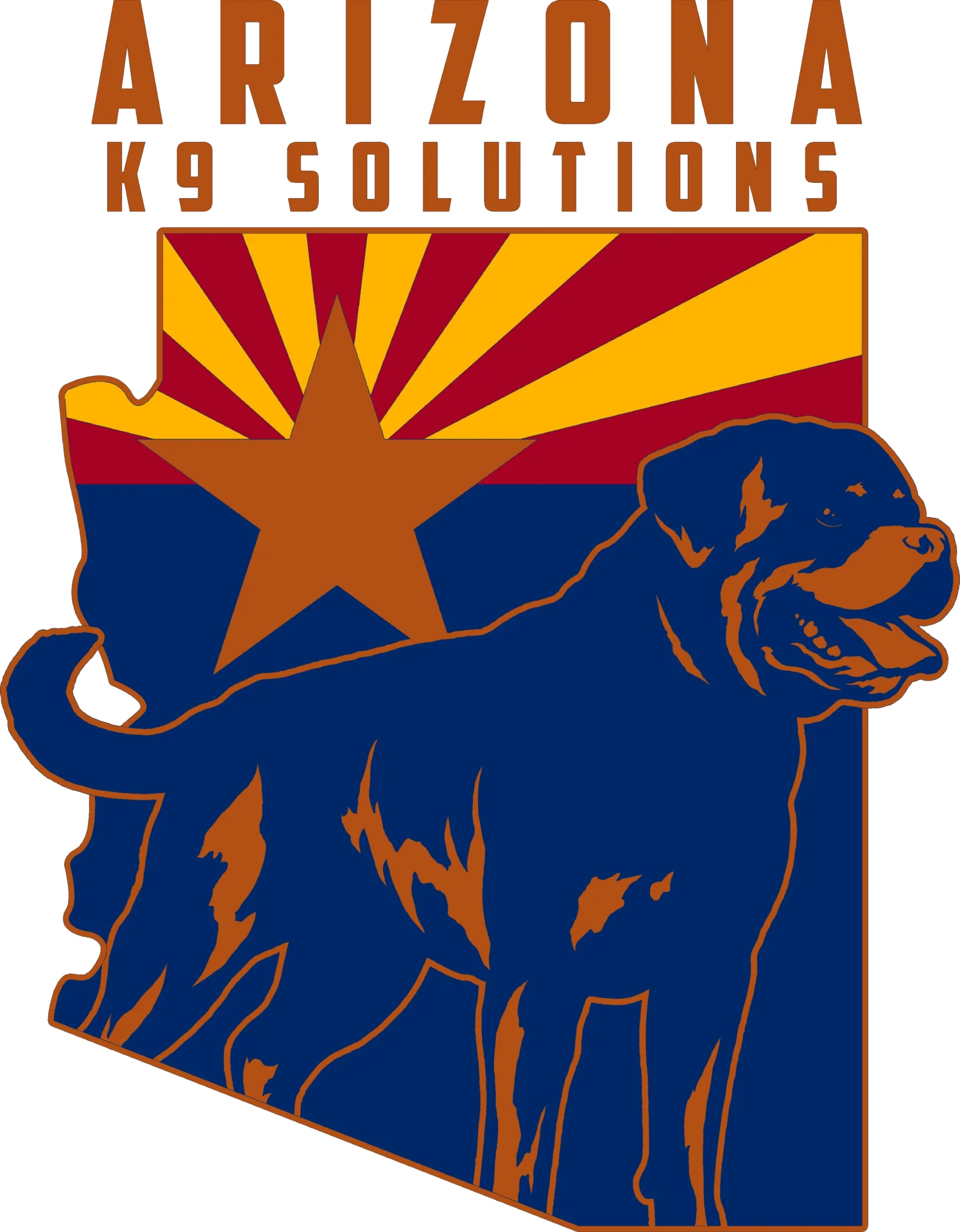 36in Poster Arizona K9 Solutions Black 2 mob